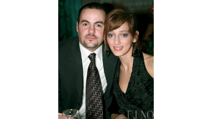 Fitos Jutka és Peter Lengyel,  a Markíza műsorvezetője