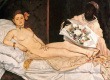 Manet egyik leghíresebb képe, az Olympia