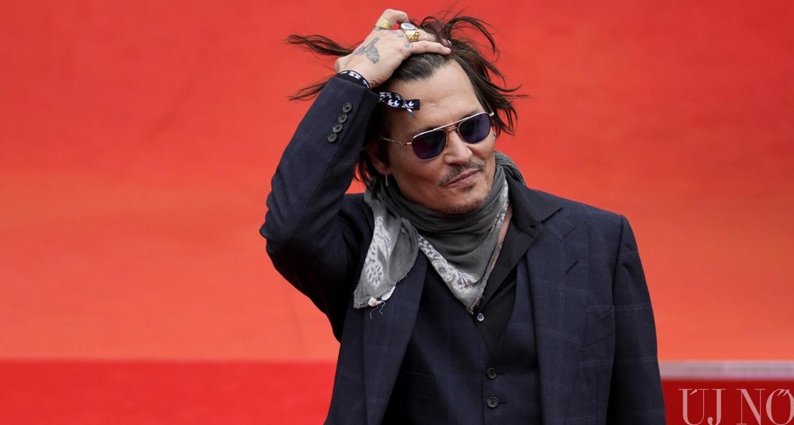 Johnny Depp a filmfesztiválon...