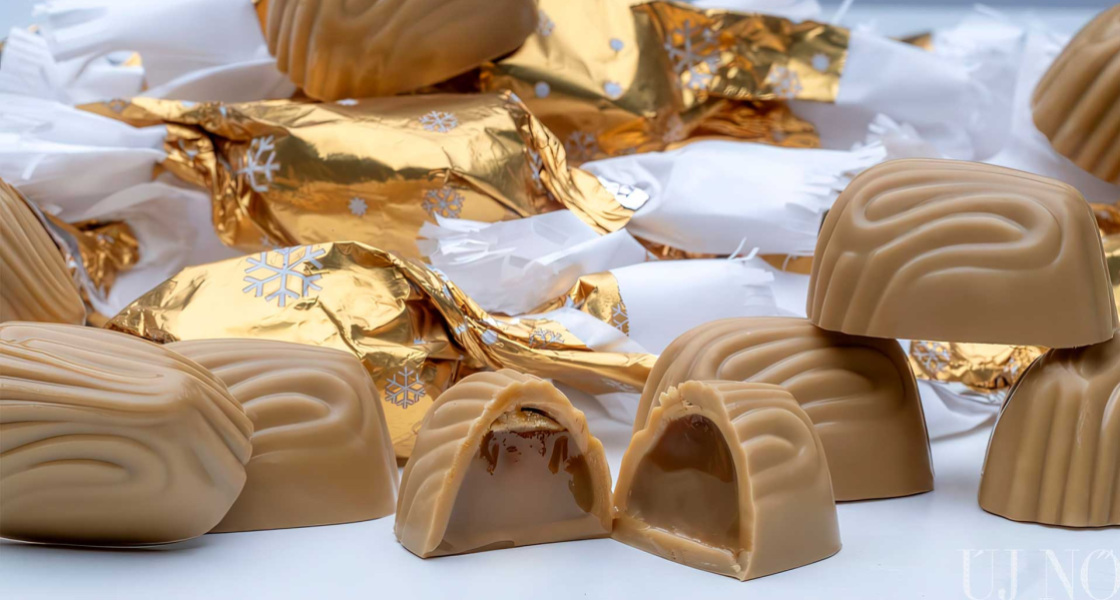 Rojtos-cukros szaloncukor