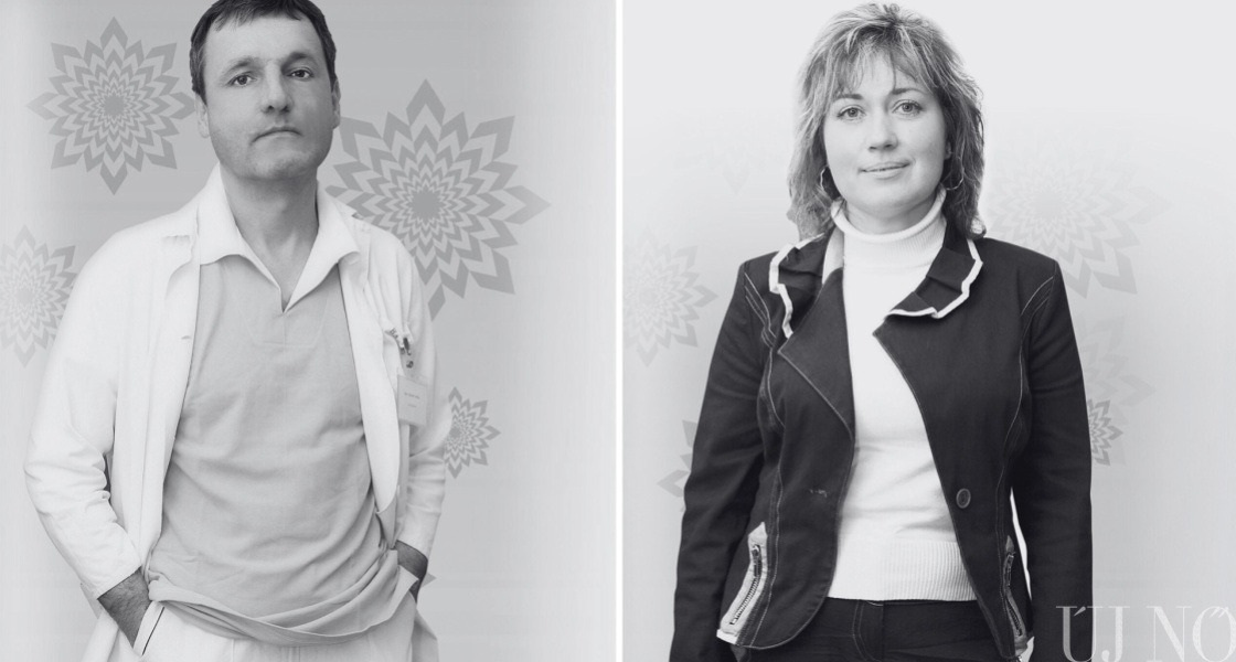 Segítők: egy férfi és egy nő